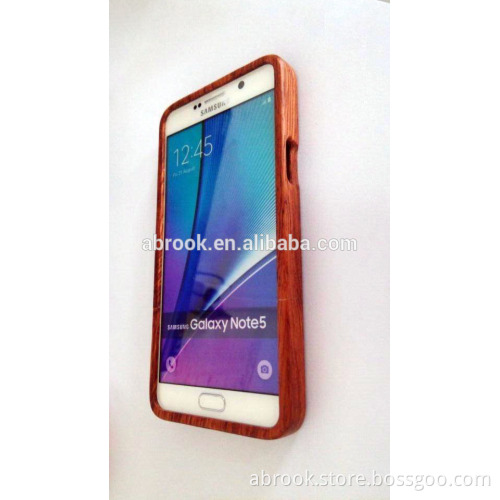 2015 100% real wood case for samsung galaxy note 5